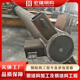 宏瑞 Q235B 工業(yè)廠房廠房加工及工程，鋼構(gòu)加工廠，鋼構(gòu)安裝，箱型柱