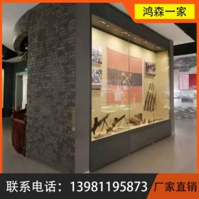 鴻森一家 成都郫縣博物館展柜價格  四川博物館展柜定制廠家