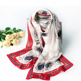 真絲長(zhǎng)款絲巾 桑蠶絲制作 公司定制禮品