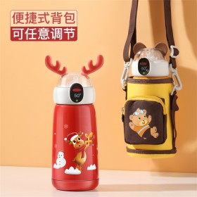 316不銹鋼學(xué)生彈跳保溫杯 大容量兒童保溫杯定制 成都保溫杯批量定制