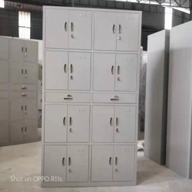 雙排連四節(jié)中二抽柜 冷軋鋼文件柜定制優(yōu)質(zhì)檔案柜