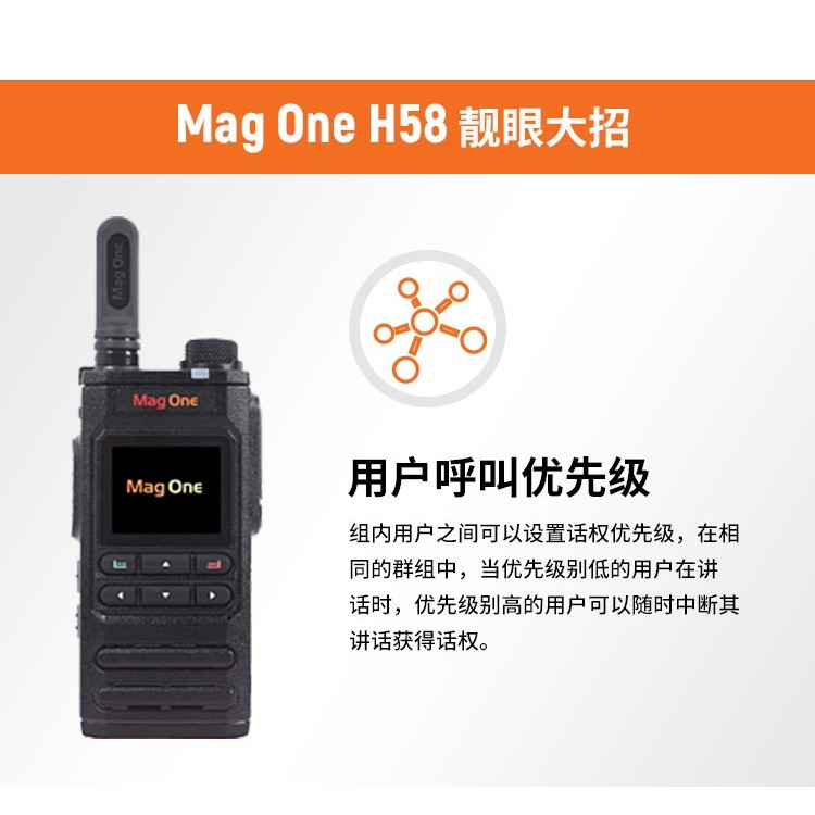 摩托羅拉magoneH58公網(wǎng)云對(duì)講平臺(tái)