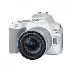 佳能（Canon）EOS 200D二代 單反相機(jī) 迷你單反 數(shù)碼相機(jī)（EF-S 18-55mm 單反鏡頭）白色 Vlog相機(jī) 視頻拍攝