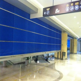無(wú)機(jī)布雙軌雙簾防火門 工廠消防防火門 鋼質(zhì)防火卷簾門 佳麗門窗制造