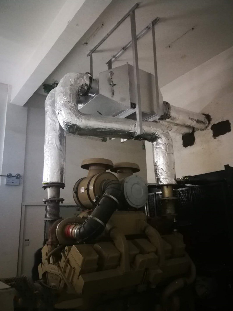 成都1250千瓦康明斯發(fā)電機(jī)組凈化器煙塵處理器廠家直銷(xiāo)支持定制