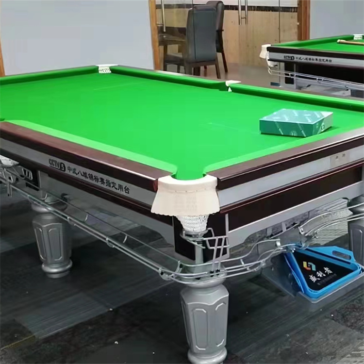 球房球廳臺(tái)球桌中式黑八成人標(biāo)準(zhǔn)美式桌青石板鋼庫(kù)