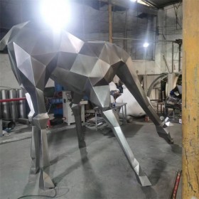 不銹鋼彩繪雕塑 城市景點(diǎn) 戶外廣場大型園林景觀塊面擺件