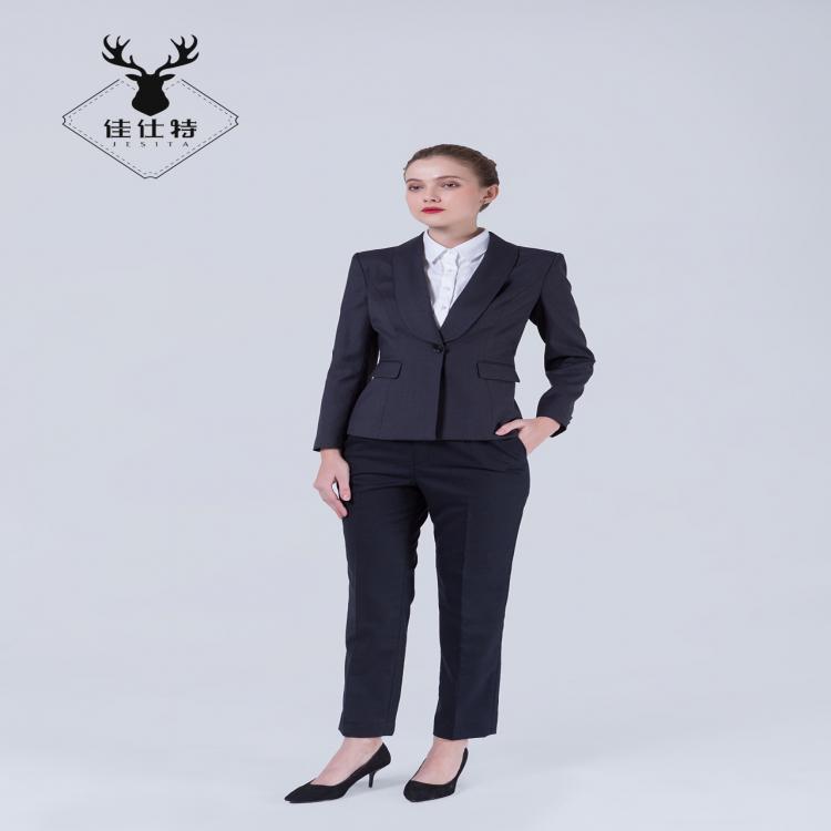 【工廠直銷】女士西服定制定做職業(yè)套裝時尚套裝兩件套工作服商務(wù)時尚套裝個人定制公司團(tuán)體定制上門服務(wù) 物業(yè)商業(yè)員工工裝制服