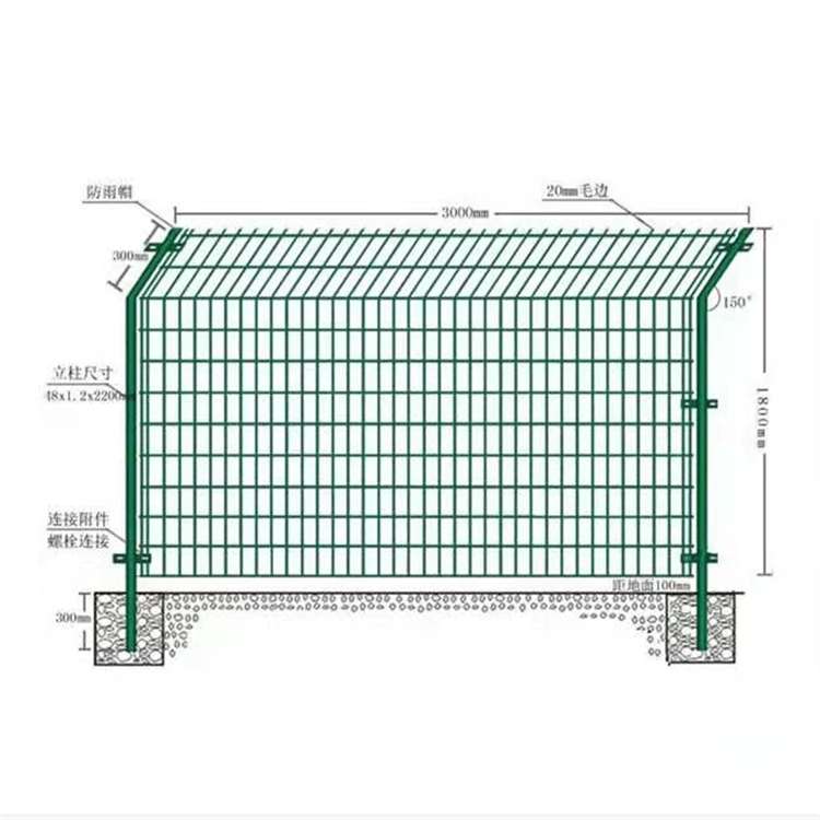 水庫隔離網(wǎng) 低碳鋼絲焊接 防攀爬的綠色塑料皮圍網(wǎng)規(guī)格