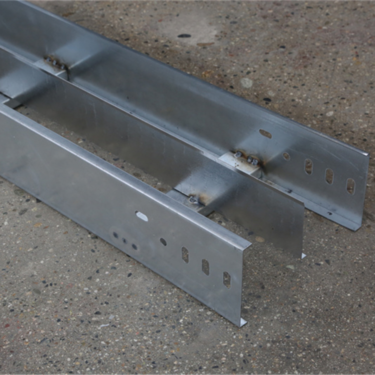 304不銹鋼鋁合金鍍鋅防火槽式梯形式電纜橋架走線槽