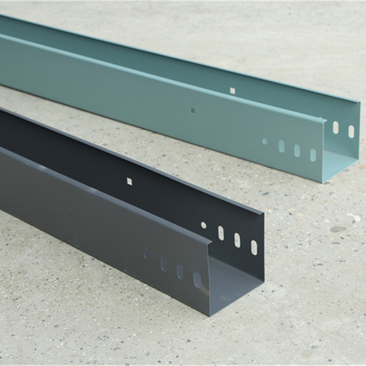 防火水平橋架 鋁合金電纜噴塑槽式電纜線槽 耐腐蝕