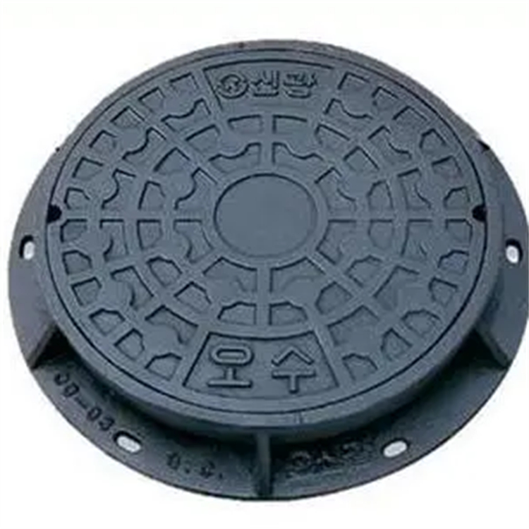 加重圓形球墨鑄鐵井蓋 雨水檢查井 混泥土雨篦子定制