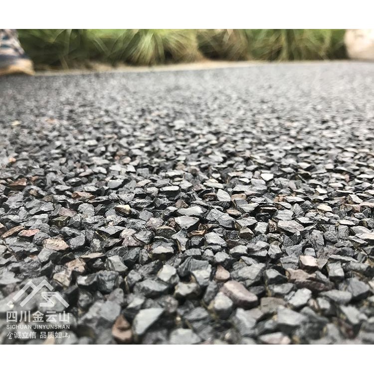 透水混凝土 彩色露骨料施工面層膠粉雙丙聚氨酯密封處理劑