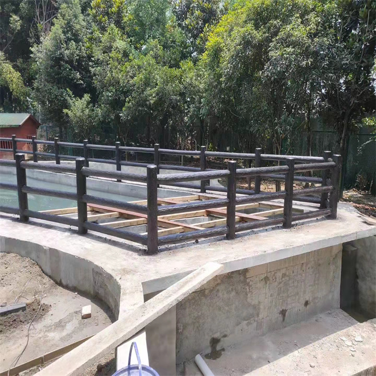 仿木護(hù)欄定做 園林景觀護(hù)欄 花園綠化柵欄圍欄 街道綠化帶護(hù)欄