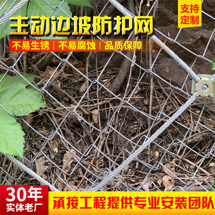 邊坡防護(hù)網(wǎng)批發(fā) 治理施工安裝更高效 防山體滑坡巖石