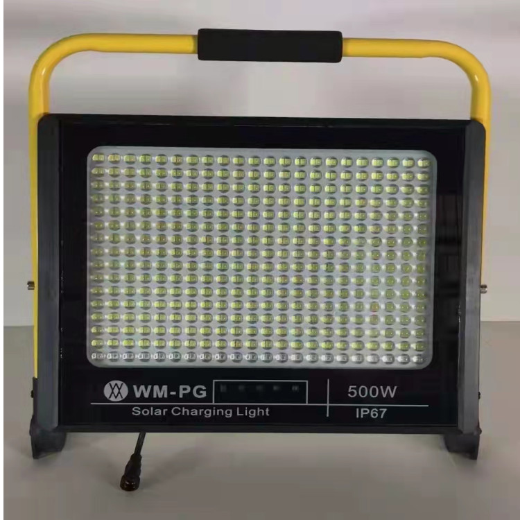 充電投光燈200W 400瓦戶外便攜手提燈 應(yīng)急搶險燈 露營工地夜市