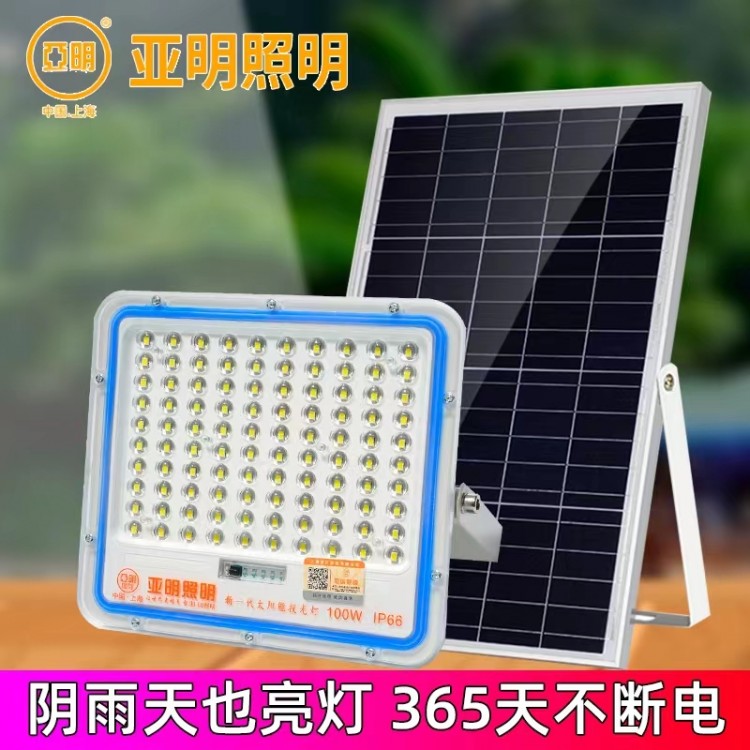 滿天星太陽(yáng)能燈戶外投光燈 超亮家用庭院照明超亮路燈