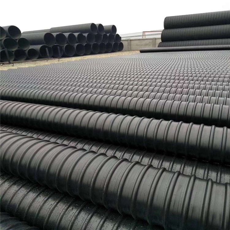 西藏鋼帶管廠家pe鋼帶增強(qiáng)螺旋波紋管
