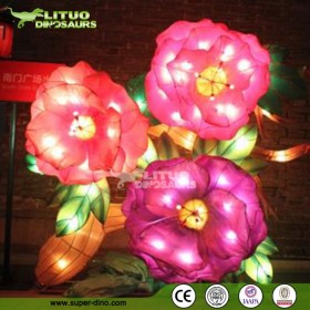 【彩燈燈會(huì)制作工廠】自貢源頭夜游文旅LED燈帶內(nèi)透光蜜蜂彩燈