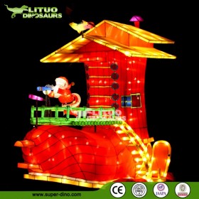 【彩燈燈會(huì)】制作工廠自貢源頭夜游文旅LED燈帶內(nèi)透光彩燈