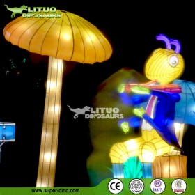 夜游彩燈花燈燈會(huì)制作自貢源頭可來(lái)圖可現(xiàn)場(chǎng)設(shè)計(jì)制作