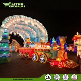 夜游彩燈花燈燈會(huì)制作自貢源頭可來(lái)圖可現(xiàn)場(chǎng)設(shè)計(jì)制作