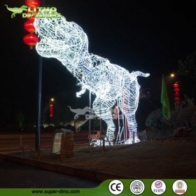 可現(xiàn)場(chǎng)設(shè)計(jì)制作夜游恐龍彩燈花燈燈會(huì)制作自貢源頭可來(lái)圖