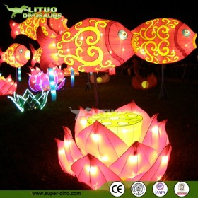 新款彩燈花燈宮燈春節(jié)元宵節(jié)廟會(huì)活動(dòng)美陳引流自貢燈會(huì)