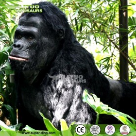 攝影道具展廳標(biāo)本 高仿真 仿真動(dòng)物大猩猩  動(dòng)物制作模型