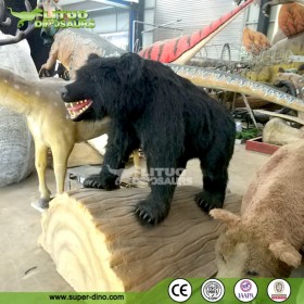 商業(yè)公園展覽科技博物館   大型仿真動(dòng)物景區(qū)戶外 黑熊模型機(jī)械電動(dòng)