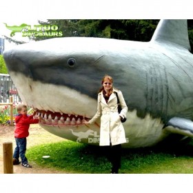 大青鯊魚大型海洋生物戶外景區(qū)展覽 高密度海綿源頭實(shí)力廠家