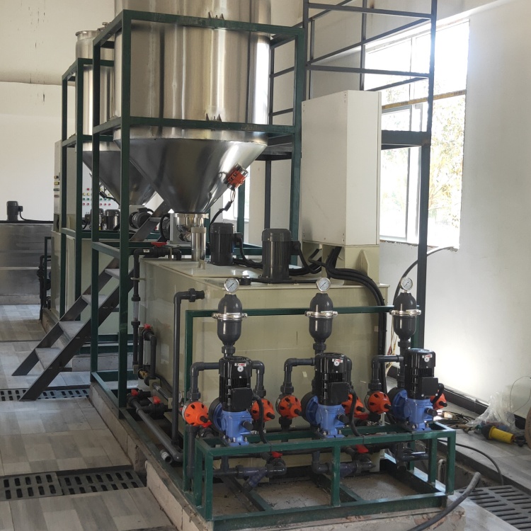 綠蘿 PAC加藥裝置 不銹鋼一體化 PH酸堿自動(dòng)調(diào)節(jié) 廠家定制