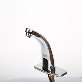 石家莊綠歆M203A水龍頭 智能商用家用冷熱自動(dòng)調(diào)節(jié)單冷水感應(yīng)式龍頭