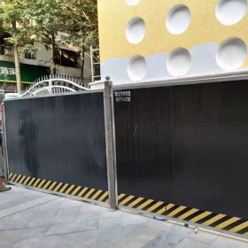 四川彩鋼圍擋廠家租賃 灰綠色彩鋼圍擋 藍(lán)色彩鋼圍擋 道路施工彩鋼圍擋出租