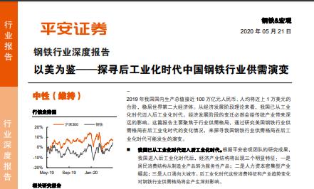 鋼鐵行業(yè)深度報告：國內(nèi)生產(chǎn)總值接近100萬億元人民幣