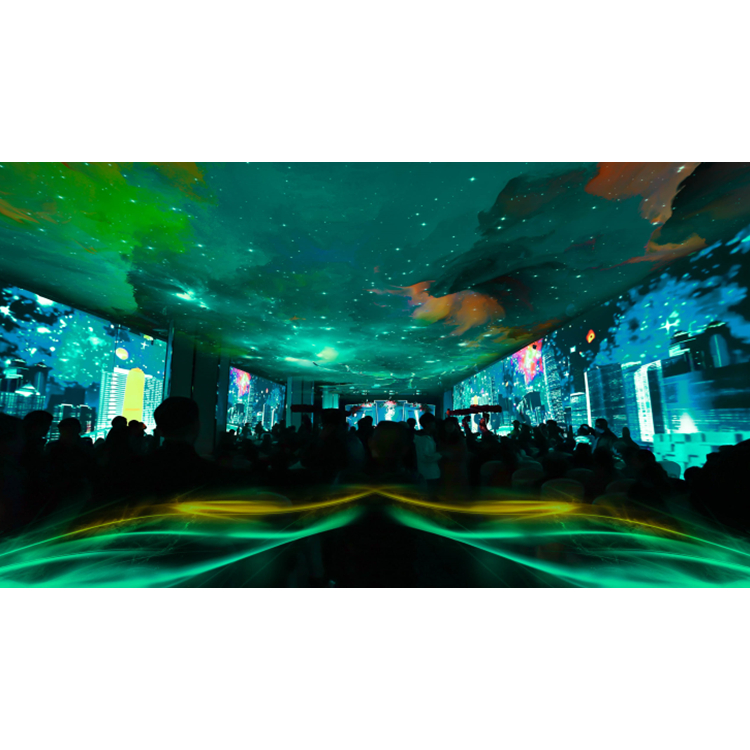 全息宴會廳投影餐廳沉浸式 酒吧全景空間5D桌地面互動新媒體