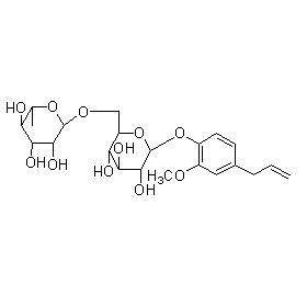 丁香酚蕓香糖苷 CAS號138772-01-7 曼思特對照品