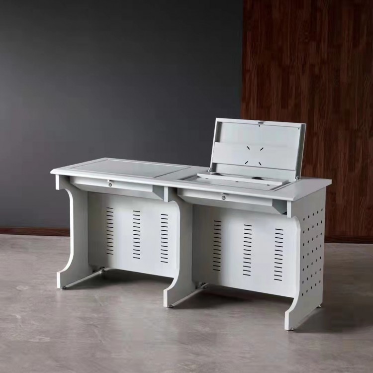 多媒體講臺(tái) 電教中控臺(tái) 鋼制多功能 演講臺(tái) 學(xué)校教師講桌