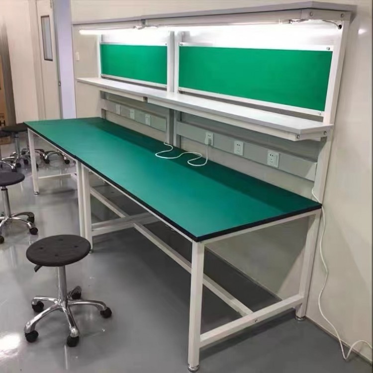 防靜電精益管工作臺(tái)單邊組裝作業(yè)臺(tái)柔性線(xiàn)棒操作臺(tái)