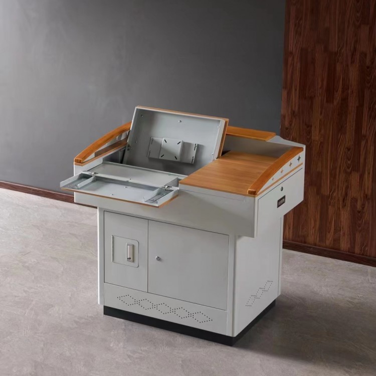 翻轉電腦桌隱藏式多媒體電教室機房學校培訓桌單人雙人三