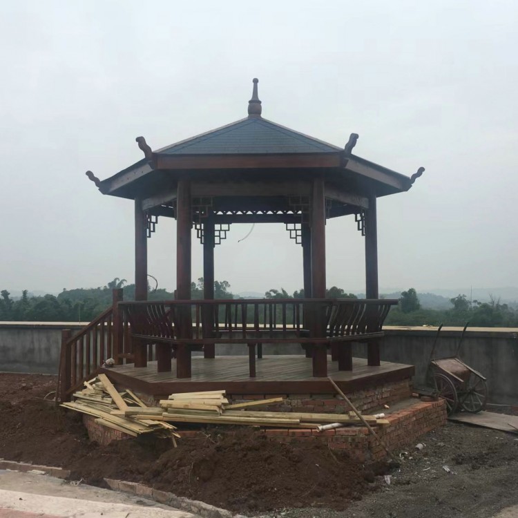 防腐木涼亭 室外花園庭院納涼小亭子 免費(fèi)設(shè)計(jì)