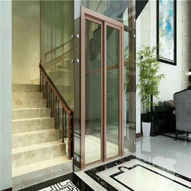 別墅電梯小尺寸井道 歐瑞斯 鋼結(jié)構(gòu)井道電梯 無機(jī)房家用升降 二層三層四層觀光電梯