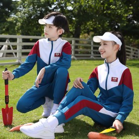 中小學(xué)生春秋運動服校服套裝定制