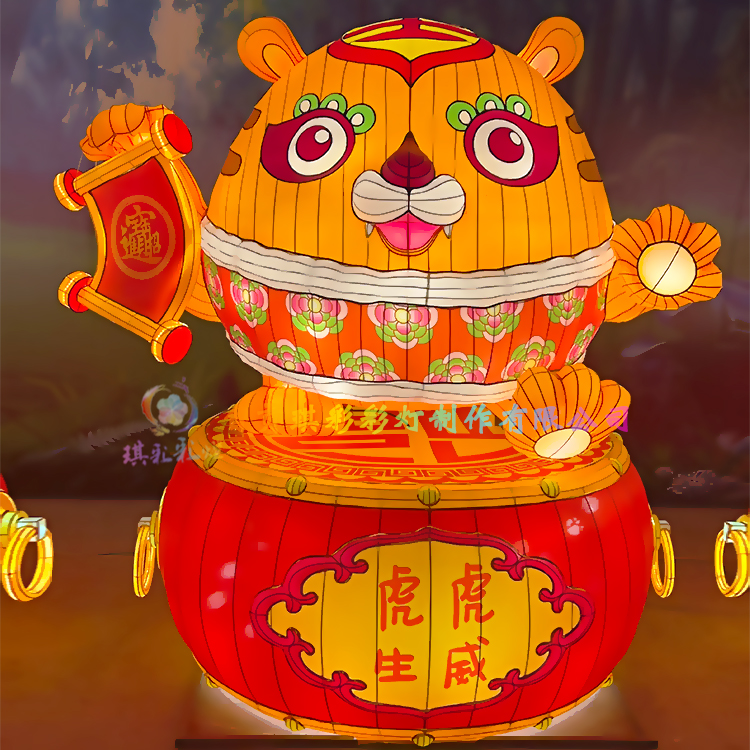 元宵燈會(huì)彩燈制作 十二生肖花燈造型 室外公園廣場景觀制作