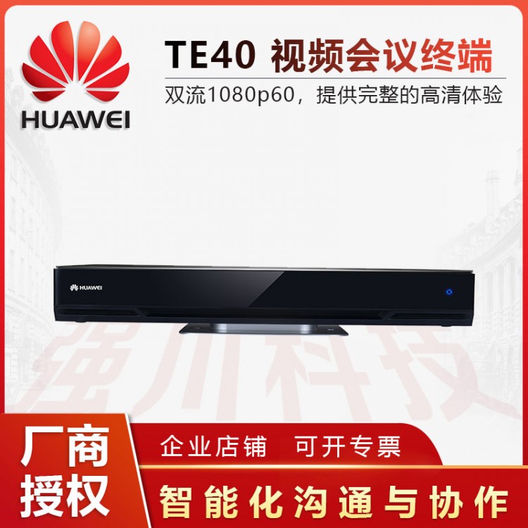 華為視頻會(huì)議 HUAWEI TE40 5 路720p 30fps 高清視頻會(huì)場(chǎng)+3 路純語(yǔ)音會(huì)場(chǎng)