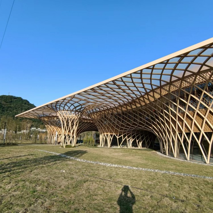 竹長(zhǎng)廊廊亭廊架 竹門樓 竹大門 竹亭子 竹涼亭 竹房子