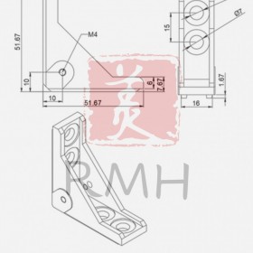 宜賓鋁型材 鋁型材批發(fā) 鋁型材配件 批發(fā)1850角碼連接件