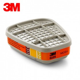 3M 6009CN防汞蒸氣氯氣6009濾毒盒 水銀環(huán)境作業(yè)濾盒
