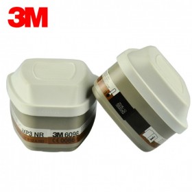 3M6098有機蒸氣濾毒盒防甲醇二氯乙烷三氯甲烷等配防護面罩使用