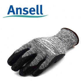 ansell/安思爾  HyFlex 11-801透氣耐用防護通用發(fā)泡丁腈涂層機械防護工作手套